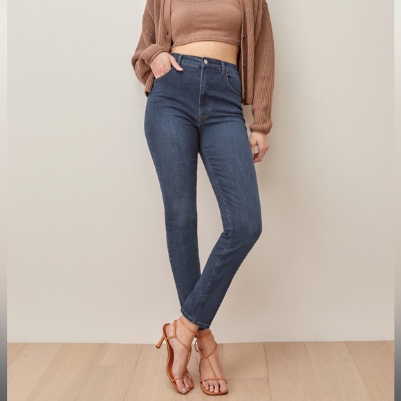 Reformation Harper Ultra High Rise Jeans - Picture 2 of 7